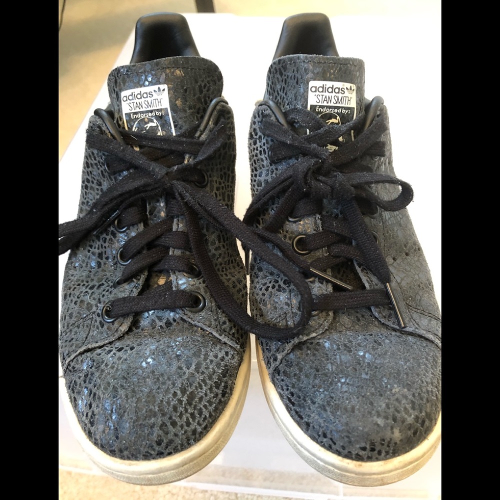 Adidas x Stan Smith | Black Snakeskin